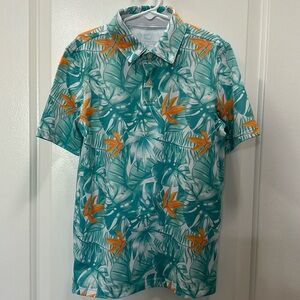 Boys Southern Tide Polo Driver Monstera Palm Size M (8-9)